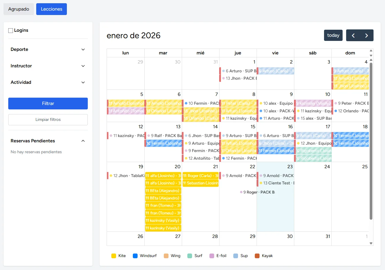 Waterman - calendar
